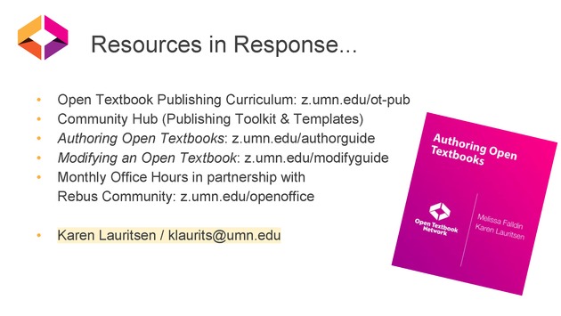 Open Textbook Network Summer Institute 2019 Slides - Friday - Page 45